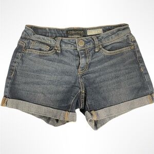 Aeropostale Womens Midi Denim Shorts‎ size 00